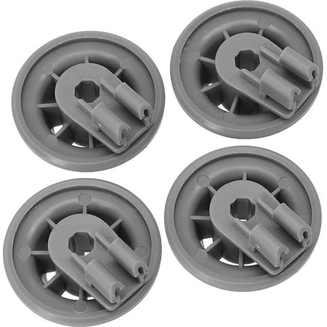 Lot de 4 roues de rechange pour panier inférieur de lave-vaisselle 611475 165314 00611475 pour Bosch Siemens Neff pour lave-vaisselle Beko (1/5)