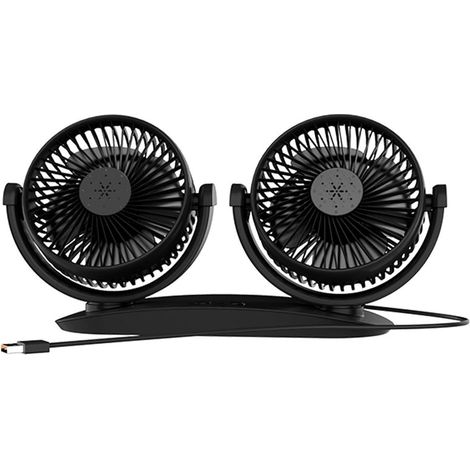 Ventilateur de Voiture Électrique,Double Ventilation USB pour (1/5)