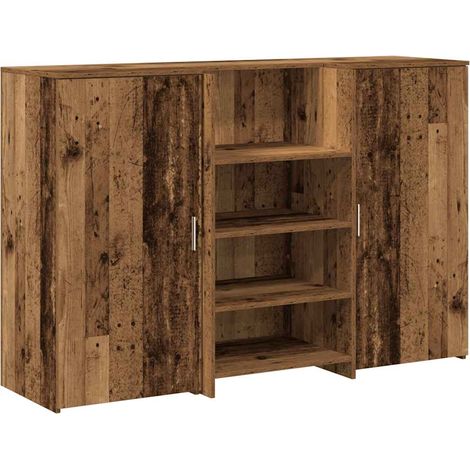 Maison Exclusive - Empfangstheke Altholz-Optik 155x50x103,5 cm Ho
