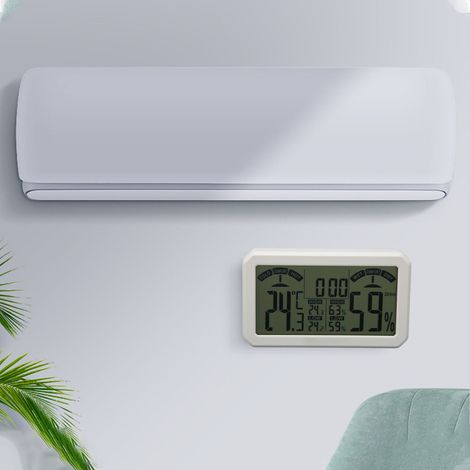 HT683 Multifunktionales elektronisches Wandthermometer und Hygrometer (1/5)