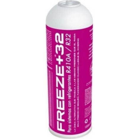 Botella gas equivalente R410 Freeze R32 1000ml