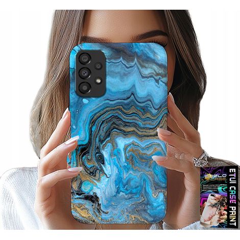 Schutzhülle für Samsung Galaxy A23 5G – Gehäuse mit Marmormuster + Folie (1/5)