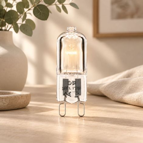Ampoule Halogène G9 28W 230V 480lm 2800K Blanc Chaud Dimmable Lot de 12 Sans Scintillement IRC85 Angle 360° Durée 2000h (1/5)