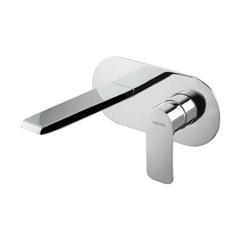 Miscelatore lavabo a parete Vema SLATE V14050 Cromato