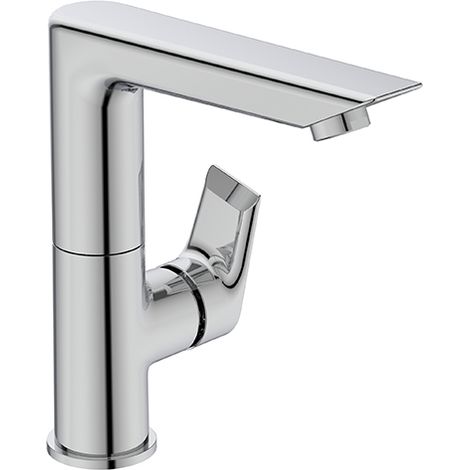 Ideal Standard Tesi Waschtischarmatur A6754AA chrom, schwenkbarer Auslauf, mit Ablaufgarnitur (1/3)