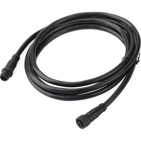 NMEA 2000 Cable, M12 5-Pin Connector, 22AWG Black Wire, For Marine Networks (1/5)