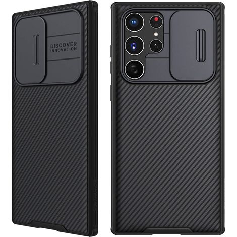 Nillkin Hülle für Samsung Galaxy S23 Ultra, CamShield Pro Hülle, Schwarz (1/5)
