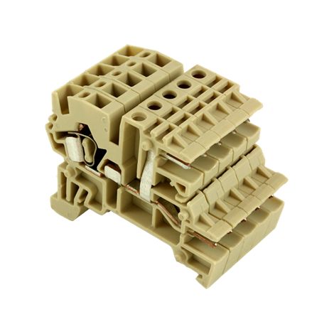 Bornes à ressort pour connexion pour bornes débrochable PCB 2.5mm², 300V, 10A re