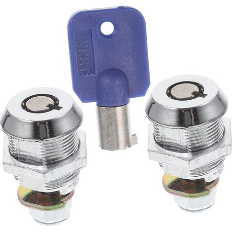 Ensemble de 4 verrous tubulaires pour portes, meubles (1/5)