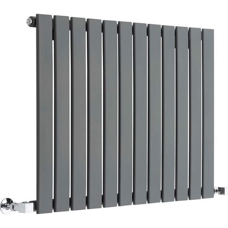 Radiateur Design Horizontal Anthracite Delta 63.5cm x 84cm x 4.8cm 751 Watts (1/5)