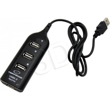 HUB USB 2.0 EA116 con 4 puertos Esperanza (1/2)