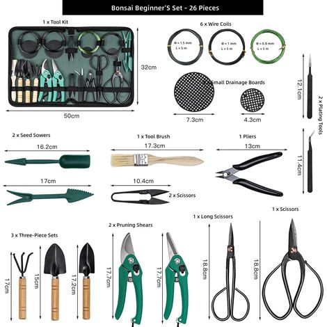 Ensemble jardin sécateur, taille d'outils de comprenant un des gants et la ficelle pour plantes le (1/5)