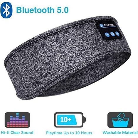 Kabelloses Stereo-Headset mit Kopfbügel, geeignet zum Laufen, Schlafen und Musikhören (1/5)