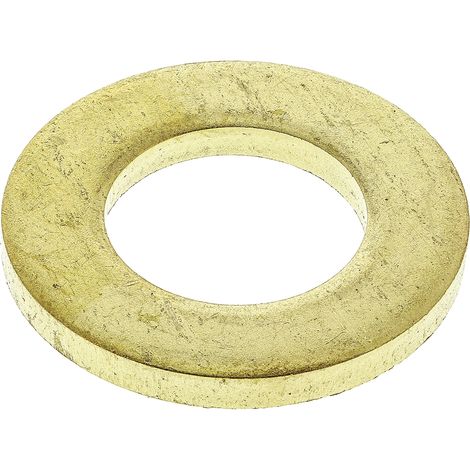 Rondelle plate, M12, Laiton, 13mm x 24mm ( Prix pour Sachet de 100 )