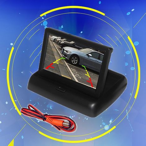 KIT DE STATIONNEMENT AVEC MONITEUR 4.3, CAMéRA DE RECUL 9 LED