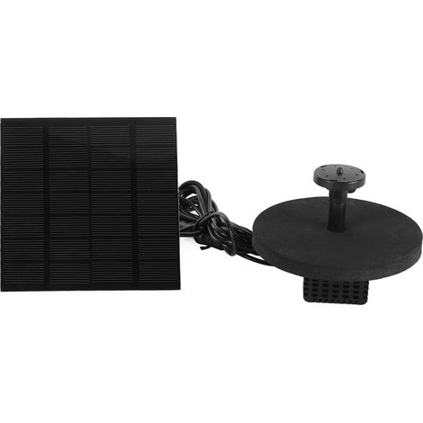 Pompe solaire fontaine eau extérieure petit kit bain oiseau submersible bassin jardin étang 120 cm levée (1/5)