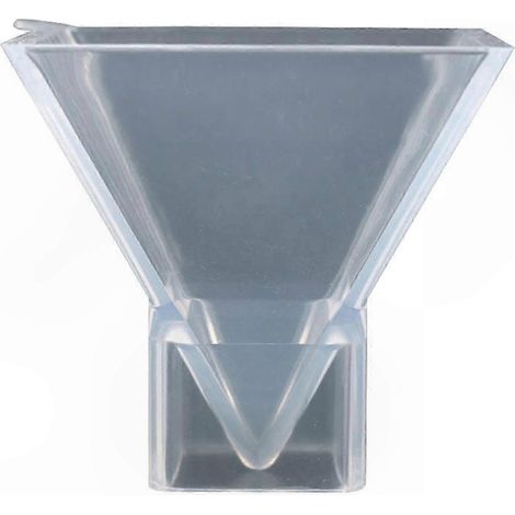 Hochtransparente Silikonform für Harz, Pyramidenform, DIY-Trockenblumen-Ornament-Set, Heimdekoration, Bastelkreationen, transparente Klebstoffform. (1/5)