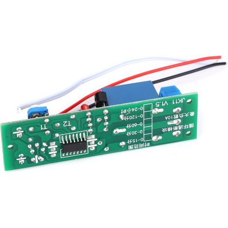 Module Relais à Retard Haute Précision Interrupteur Minuterie Matériel Électrique JK11-PB DC12V (1/5)