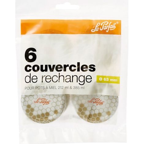 Couvercles Le Parfait Miel 63mm Fermeture Hermétique Pots Le Parfait - Le Parfait