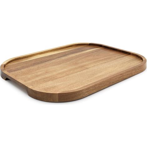 Bredemeijer Bandeja Kyoto bandeja en acacia marrón 40x30 cm (1/2)