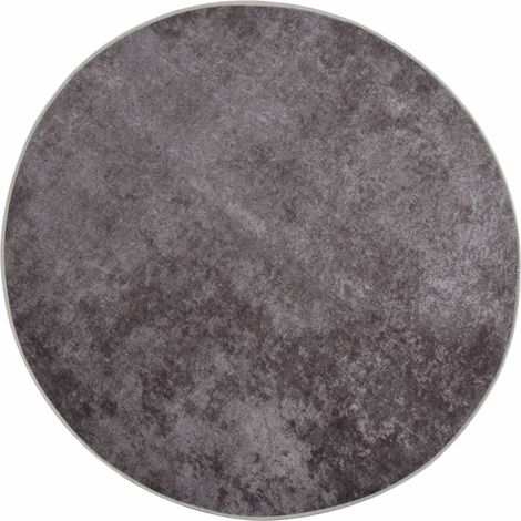 Maison Exclusive - Teppich Waschbar Grau Ø 200 cm