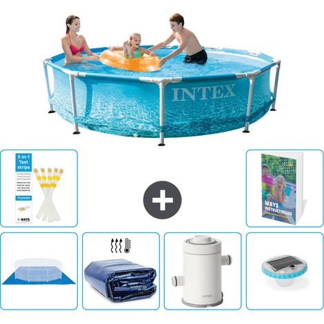 Intex Piscine Tubulaire Ronde - 305x76 cm - 7-pièces  S98 (1/5)