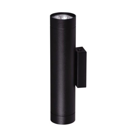Applique murale noire tube métal 2xGU10 Kaja K-4439