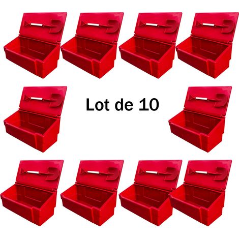 Bac à sable incendie/ à sel de déneigement 100l + pelle- lot de 10 (1/4)