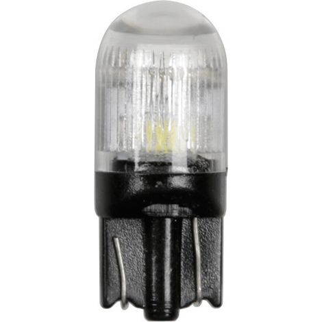 12V Mega-Led 3 - 2 SMD x 1 chip + 1 SMD x 3 chips - (T10) - W2,1x9,5d - 2 pz  - Scatola - Bianco (1/4)