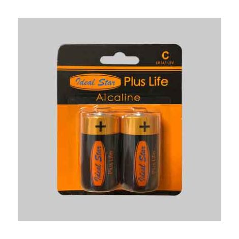 Pile plus life 1/2 torcia ideal star blister 2 pezzi