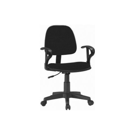Sedia / Poltrona da ufficio/scrivania con braccioli - Mod. Dattilo NERO/NERA