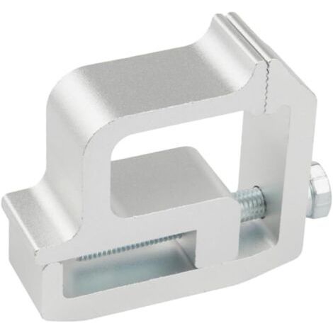 Truck Topper Mounting Clamp Durable Aluminum Camper Shell Installation Clamp No Drilling Required for Truck Cap Modification and Secure Mounting Silver Finish (1/5)