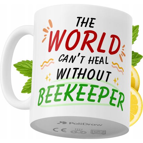 Lustige Tasse für Imker – Kaffee- oder Teetasse mit witzigem Textdesign – ideal für Geburtstage, Namenstage, Feiertage und besondere Anlässe. Hochwertige Tasse für Zuhause, Büro und Arbeit. Farbe: Wei
