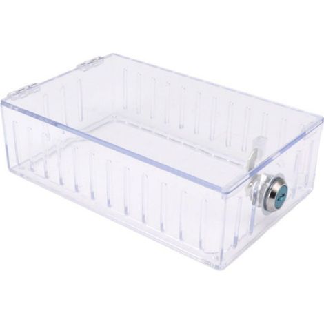 boîte de verrouillage transparente pour thermostat grand couvercle transparent pour thermostat meuble rangement (1/5)