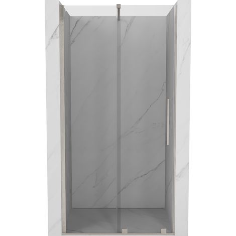 Mexen Velar puerta de ducha corredera 100 cm, transparente, níquel cepillado - 871-100-000-01-97 (1/5)