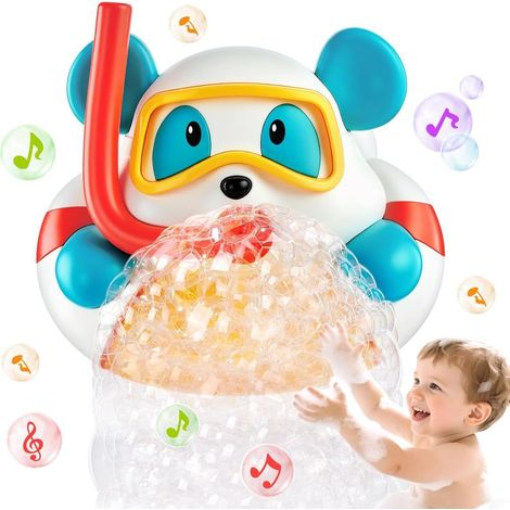 Jouet Bain Enfant 2 Ans Jouets de Piscine de Douche de Baignoire Jouets de Bain à Bulles Jouet Ours (1/5)