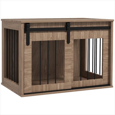 Cage de transport pour animaux 2 en 1 80 x 54 x 57 cm (1/5)
