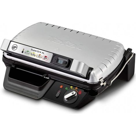 Tefal SuperGrill XL Metall Schwarz elektrischer Grill