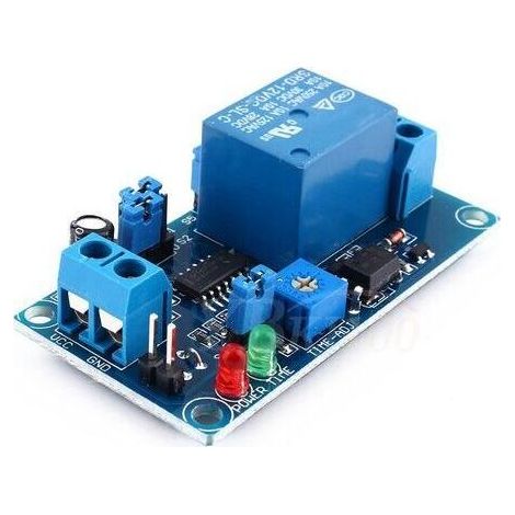 12V DC Delay Relay Stop Switch Module with Timer 8 Selectable Time Ranges Load Capacity 250V AC 10A (1/5)