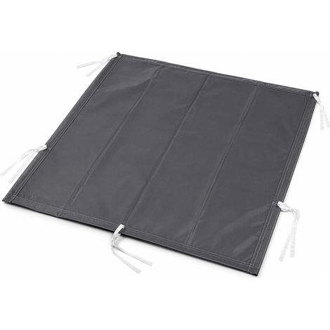 Wiltec Abdeckung für Freigehege als Sonnenschutz, 885 x 590 mm, aus Polyester, Abdeckplane für Kaninchenkäfig und Hasenstall