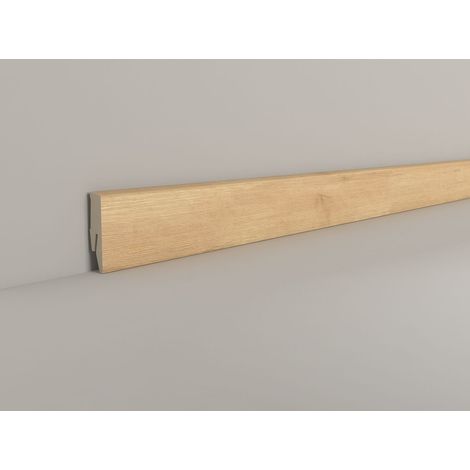 Classen Clip-Fußleiste 240 cm 58 x 19 mm Reclaimed Oak Sand Sockelleiste