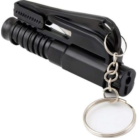 Outil De Secours - Casse-Vitre + Coupe-Ceinture + Sifflet - Pour Voiture D'Urgence - 3 Pièces (1/5)