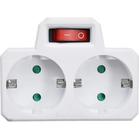 Prise double 440 V 16 A avec interrupteur - Adaptateur secteur standard UE avec interrupteur (1/4)