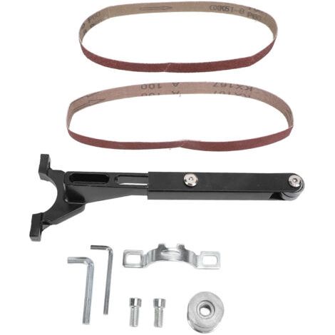 Kit d'adaptateur de courroie de ponçage pour meuleuse d'angle, outils de polissage et de meulage de Type 100 125 M10 M14 (1/5)