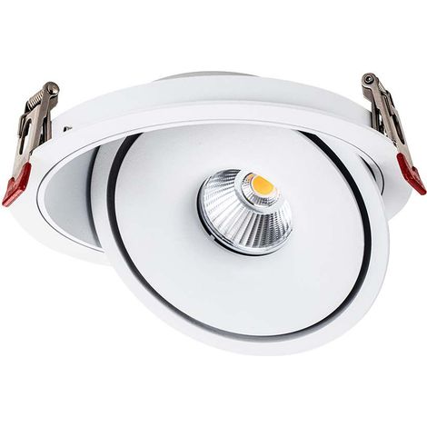 Spot LED Encastrable 28W - 3 Couleurs - Orientable - 2500lm - Ø180mm (1/5)