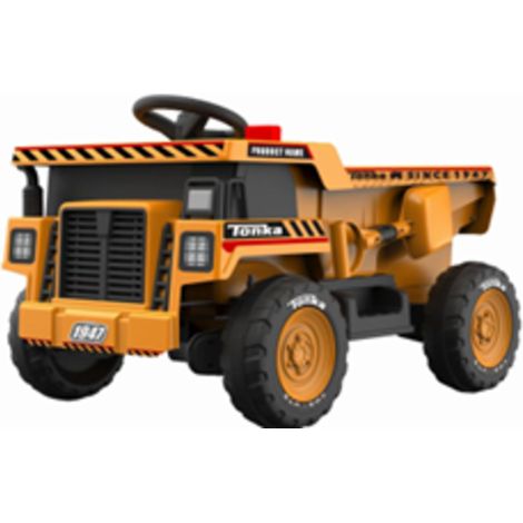 Camion benne électrique enfant 24V, benne basculante avec télécommande parentale, 4 roues pour jeu de chantier (1/2)