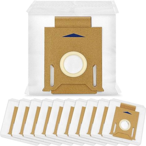 KGC Lot de 10 sacs d'aspirateur compatible avec ECOVACS DEEBOT N8+ N8 Pro N8 Pro+,T8 T8+ T8 AIVI T8 AIVI+ T8MAX T8Power,T9 T9+,DX93 DDX96,yeedi vac station (1/5)