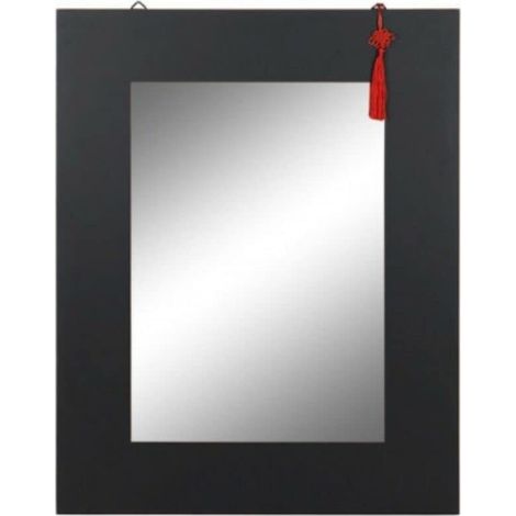 Miroir Mural Bleu Rouge Sapin Bois MDF 70 x 2 x 90 cm (1/2)