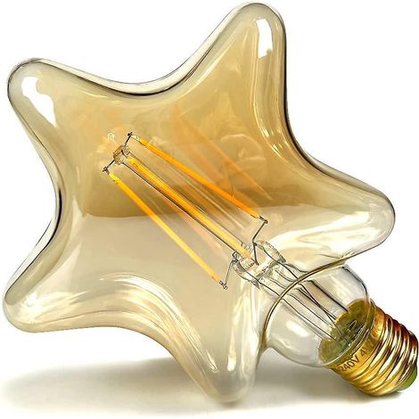 Ampoule LED vintage 4W à filament Edison, ampoule décorative spéciale 220/240V E27 (1/5)