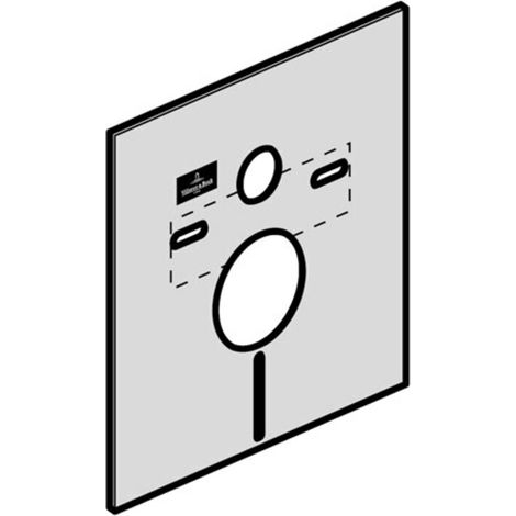 Villeroy & Boch Schallschutzset 92228700 für SupraFix WCs, Viprotect
